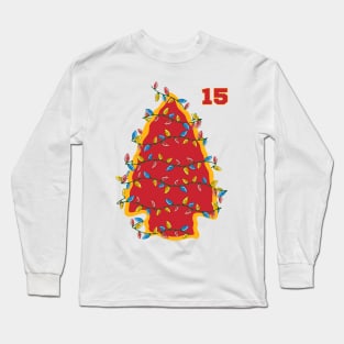 Chiefs Christmas. Mahomes 15 Lovers and Fans Long Sleeve T-Shirt